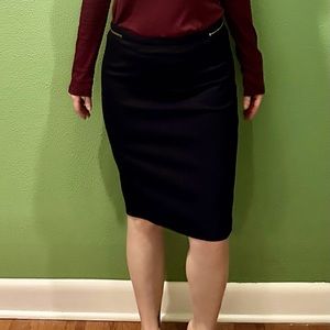 Midi Black Pencil H&M Skirt
